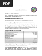 Barangay Budget Authorization Form CY2019