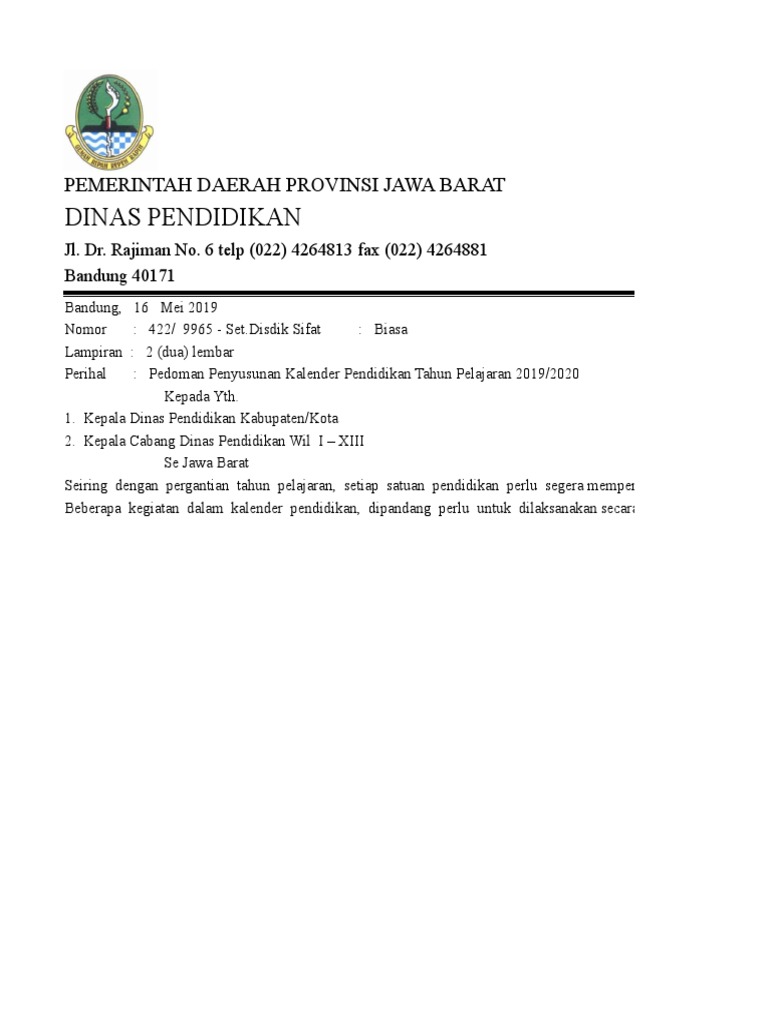 Kaldik 2019 2020 Jabar Ainamulyanablogspotcom Dikonversi