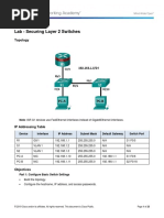 6.3.1.1 Lab - Securing Layer 2 Switches