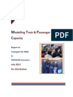 Modelling Trains & Passenger Capacity