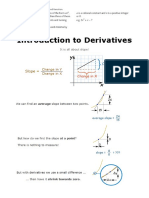 Introduction To Derivatives: It Is All About Slope!
