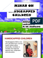 SEMINAR On Handicapped Children