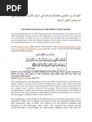 Prophet Muhammad 3 Pdf Muhammad Prophets And Messengers In Islam