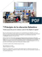 Principios de La Educacion