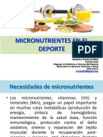 Micronutrientes en El Deporte