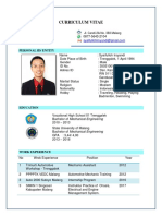 Curriculum Vitae: Personal Id/ Entity