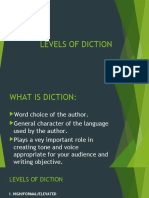 Levels of Diction