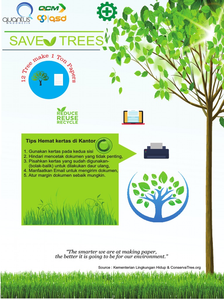 Poster Hemat Kertas