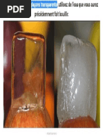 Pour Obtenir Des Glaçons Transparents