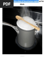 Mettre Une Cuillère en Bois Au Dessus de l’Eau Qui Bout Pour Empêcher