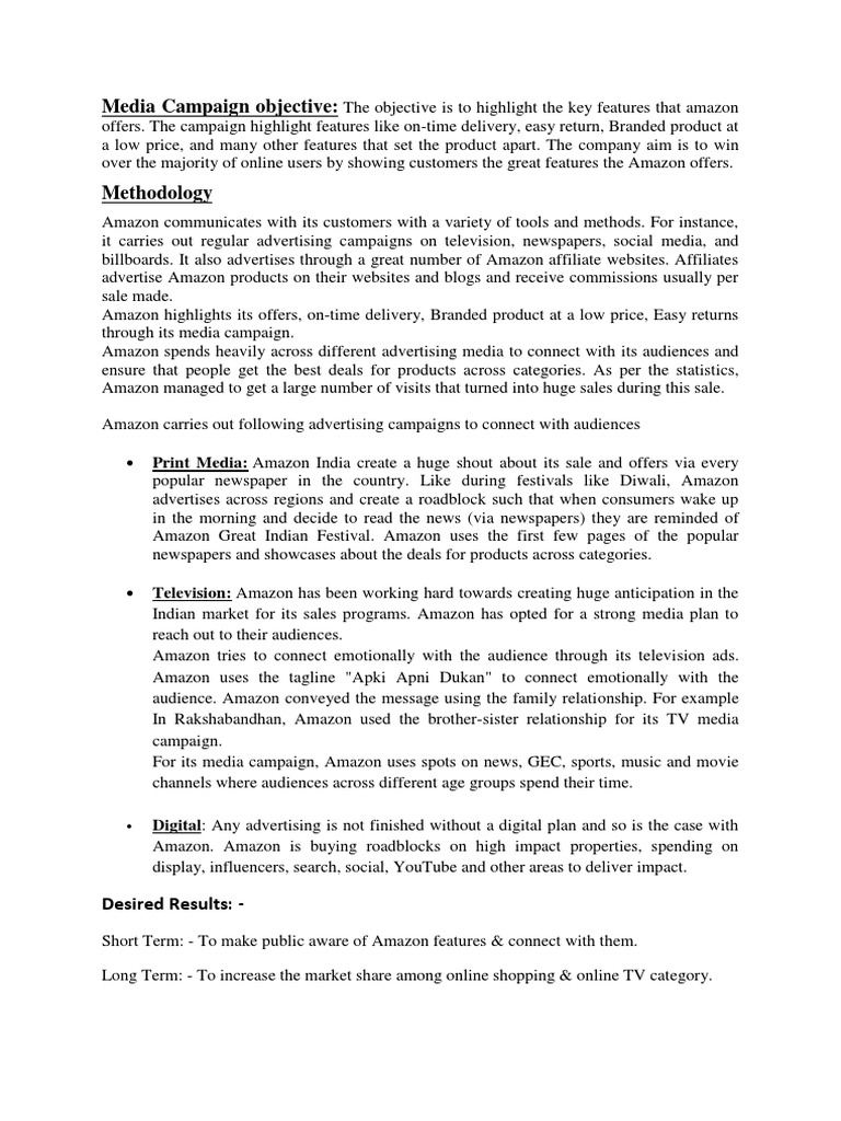 Amazon Advertising Newspapers