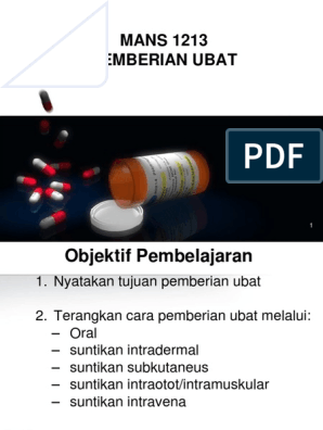 Pemberian Ubat Oral Pdf