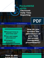 Pocketwise Edtr:: Electronic Daily Time Reporting