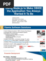 Using Node - Js To Make OBIEE The Application You Always Wanted It To Be