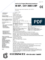 Greisinger OXY 3690 MP User Manual