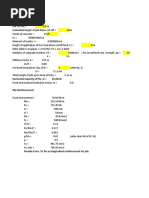 Pile Foundation Design and Calculations | PDF | Deep Foundation | Stiffness