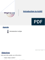 Introduction To AJAX: © 2017 Wipro Confidential 1