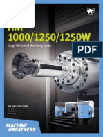 HM 1000/1250/1250W - High Performance Horizontal Machining Centre for Large Workpieces