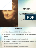 Maria Montessori (1870 - 1952)