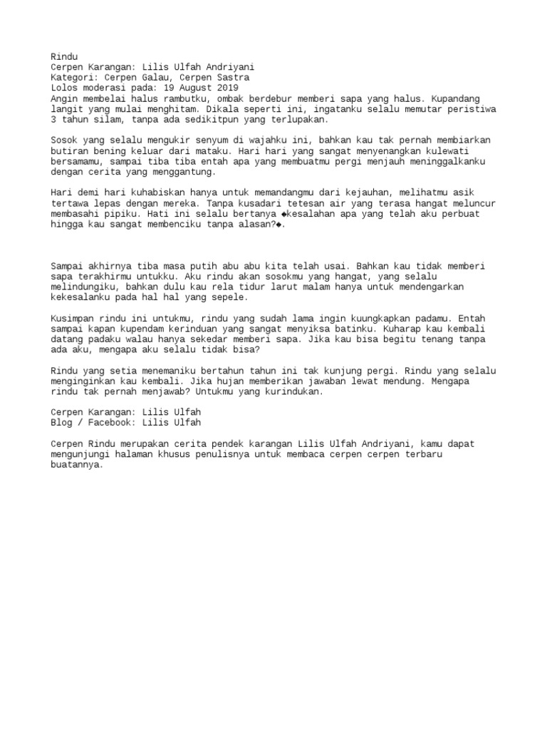 Rindu Pdf