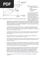 Characteristics of Force Measurement Systems