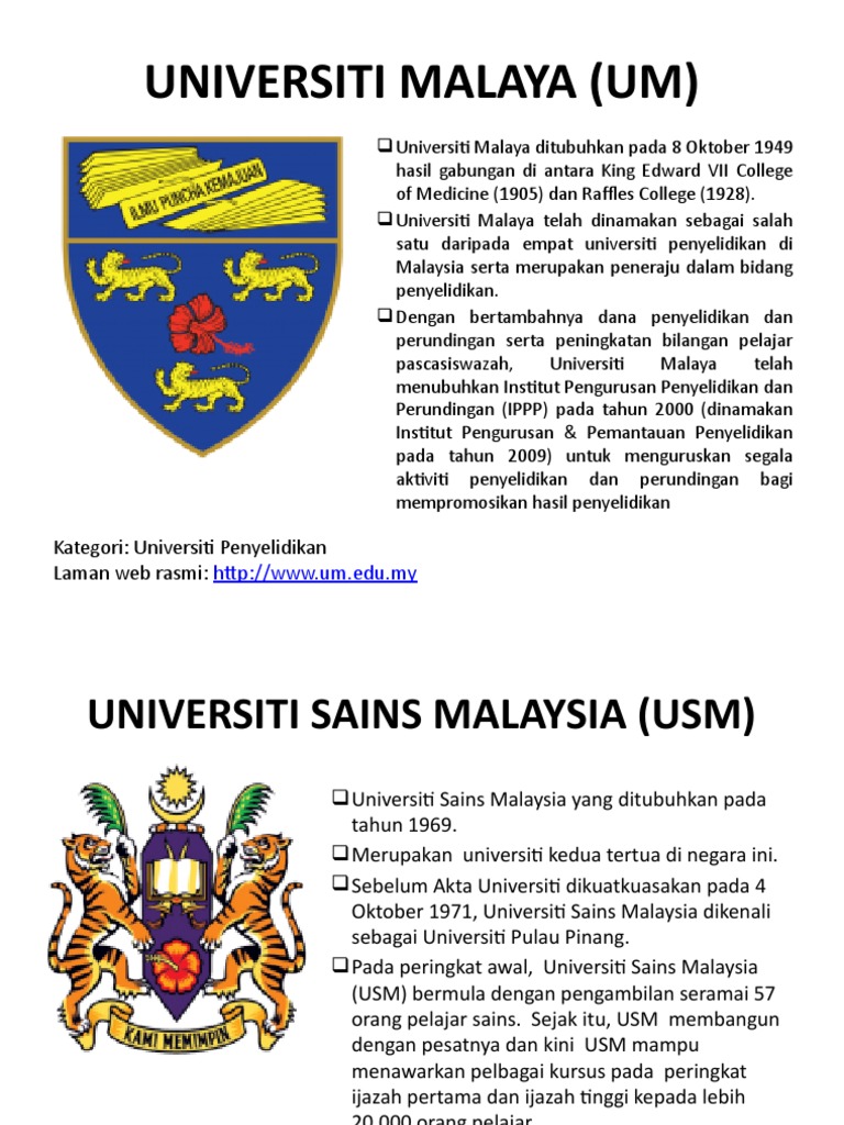 Senarai 20 Universiti Awam Pdf