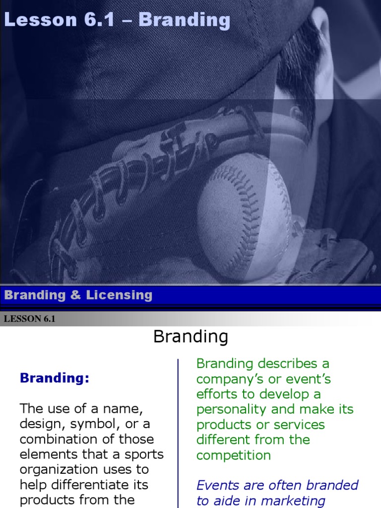 Lesson 6.1 - Slides-Branding | PDF | Brand | Trademark