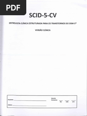 PDF) Michael First SCID-5-CV ENTREVISTA CLÍNICA, 59% OFF
