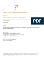 Example Config - Extreme SFlow Configuration