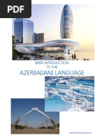 Azerbaijani Language: Brief Introduction To The