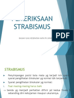 Laporan Pengabdian Mata - Pemeriksaan Strabismus.ppt