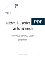 l04 - La Gestione Statistica Dei Dati Sperimentali