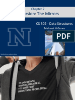Recursion: The Mirrors: CS 302 - Data Structures