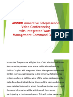APWRD Immersive Telepresence Video Conferencing With Integrated Water Management Command Center