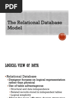 The Relational Database Model