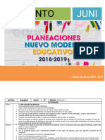 Plan junio primaria 2019 2020