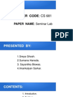 Deadlock: Paper Code: Cs 681