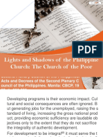 Lights and Shadows of The Philippine Church: The Church of The Poor