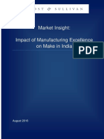 Market Insight: Impact of Manufacturing Excellence On Make in India