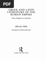 GREEK AND LATIN LITERATURE OF THE ROMAN EMPIRE From Augustus To Justinian