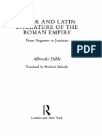 GREEK AND LATIN LITERATURE OF THE ROMAN EMPIRE From Augustus To Justinian