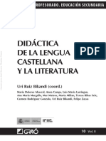 Didactica de La Lengua Castellana y La Literatura