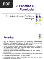 apresentação de Fonética e Fonologia