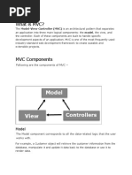 What Is MVC?: Model