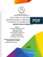 00B - Guia para La Articulacion Metodologica y Disciplinar de Planes de Negocios PDF