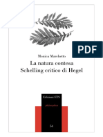 La Natura Contesa Schelling Critico Di H PDF