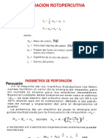 Perforación - Formulas
