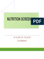 3. Nutrition Screening