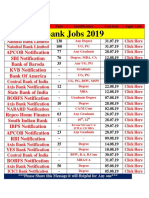 Bank Jobs 2019