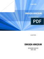 Educația Adulților: Instantanee Analitice, 2005-2018